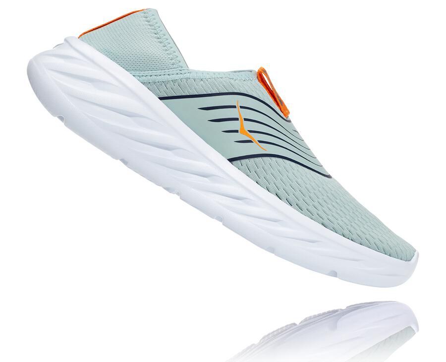 Hoka One One Sandale Damske Modre/Biele - ORA Recovery - 29746-SIPJ